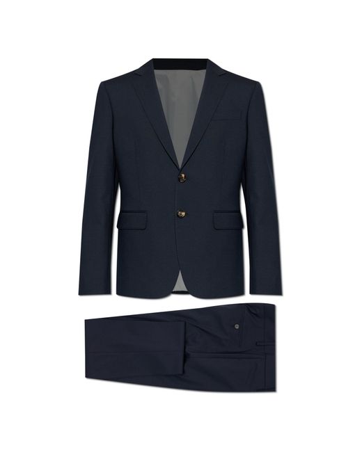 DSquared² Blue Wool Suit for men