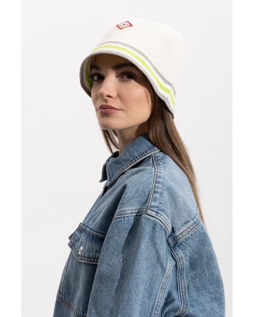 Casablanca White Hat With Logo