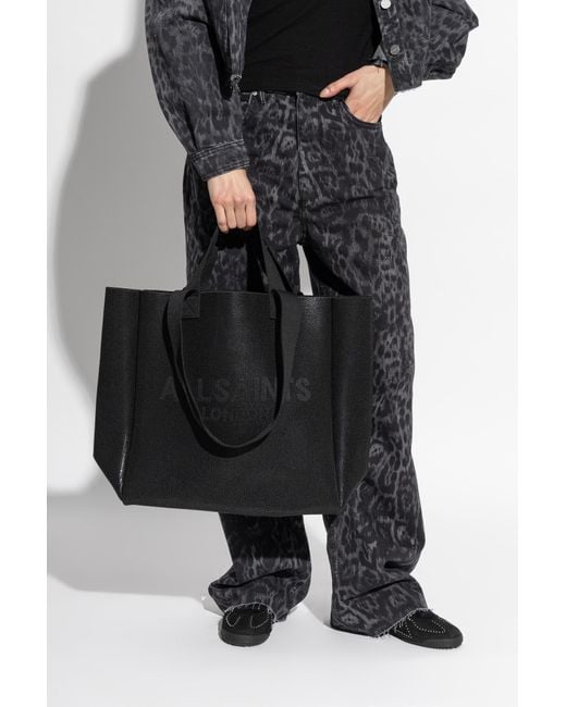 AllSaints Black Shopper Bag 'Izzy'