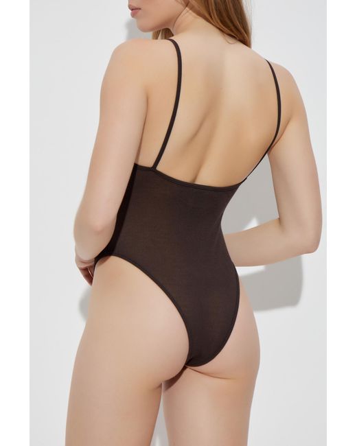 DSquared² Brown Bodysuit With Straps