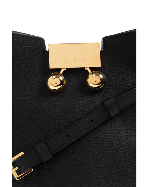 Marni Black 'Trunkaroo' Bucket Bag
