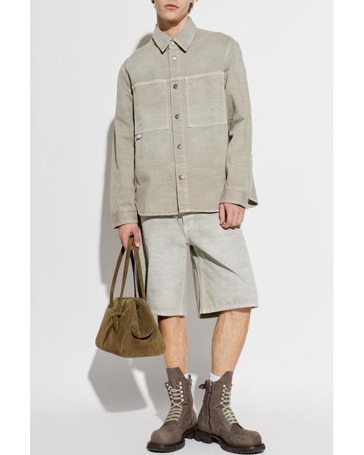 Haikure White 'Ian' Denim Shorts for men