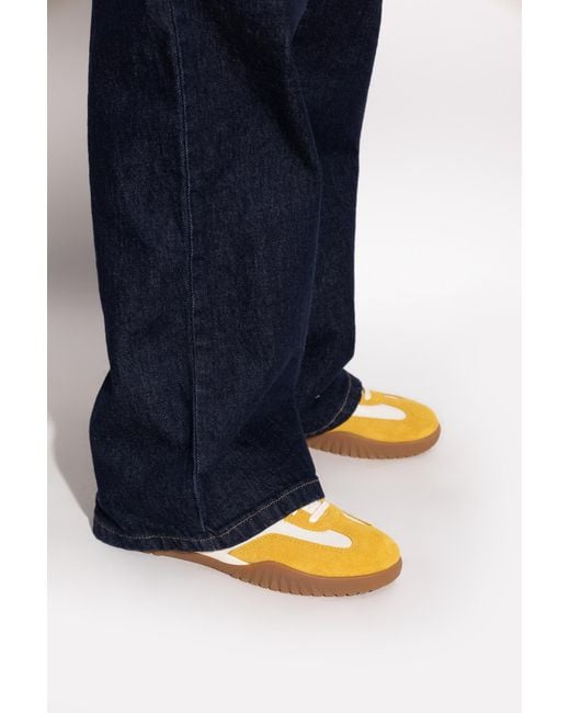 Converse Yellow Sports Shoes 'Run Star Trainer Ox'