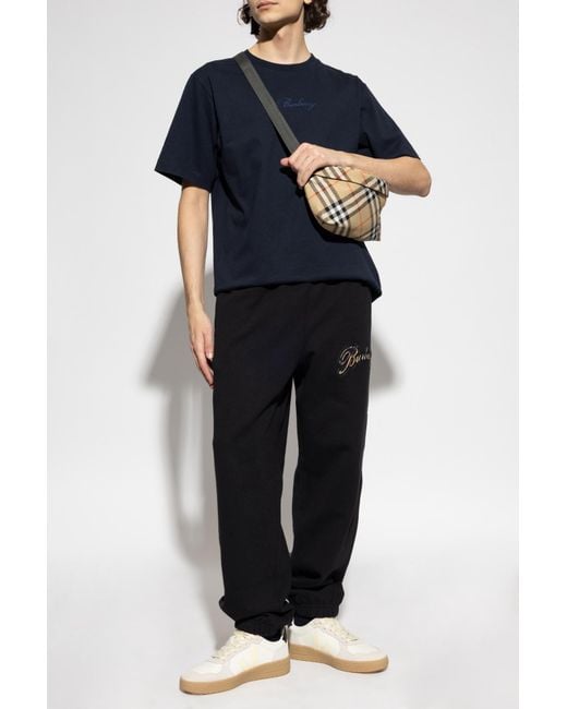 Burberry Black "Ronnie" Sweatpants for men