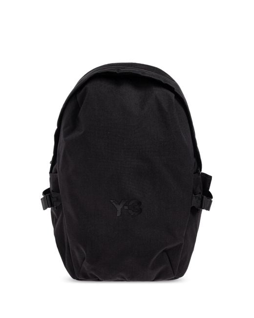 Y-3 Black Backpack With Logo