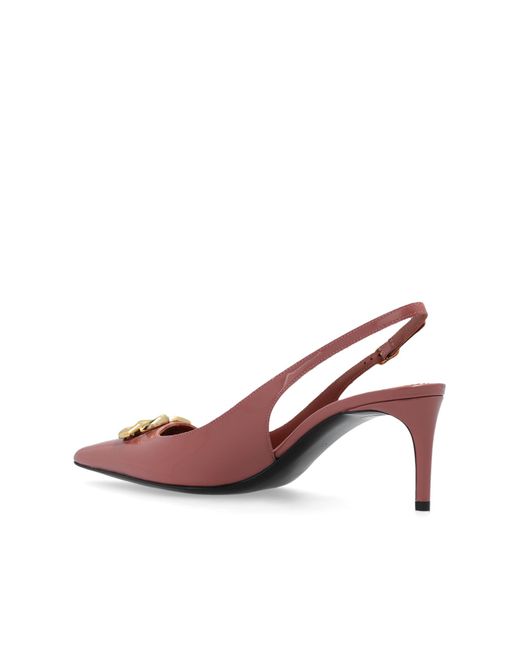 Dolce & Gabbana Red Leather Pumps,