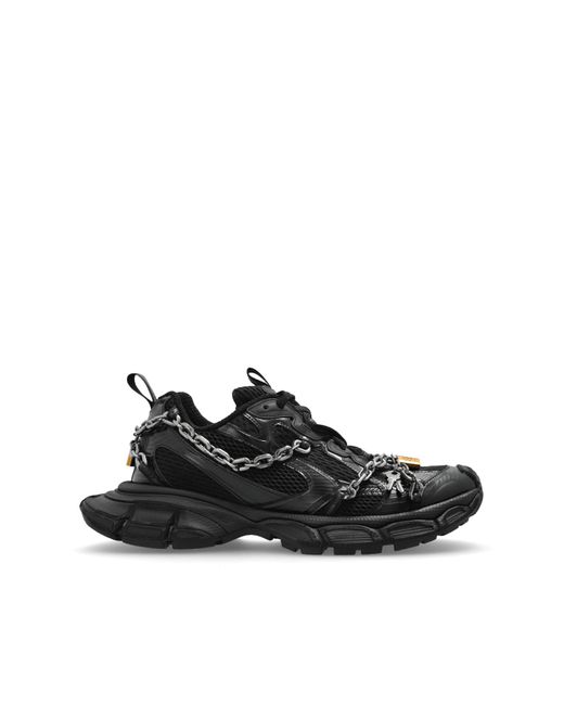 Balenciaga Black Sneakers '3xl Chain', for men