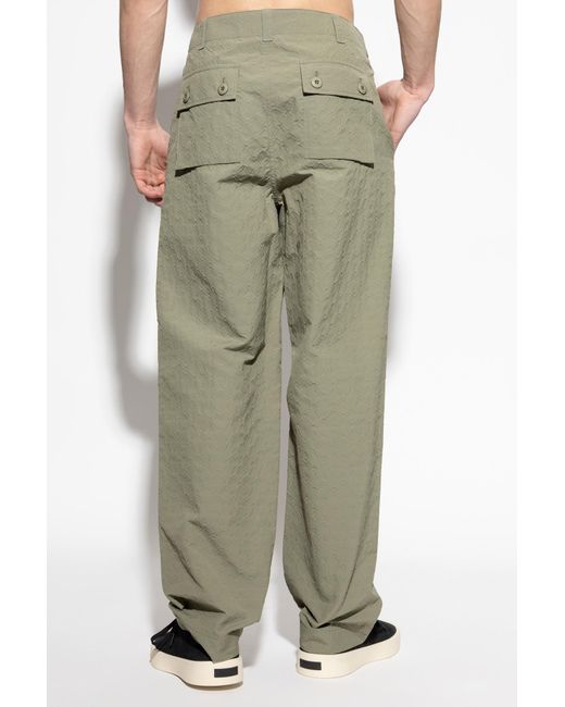 Givenchy Green Monogram Trousers for men