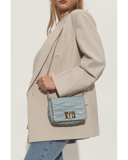 Furla Blue Shoulder Bag '1927 Mini'