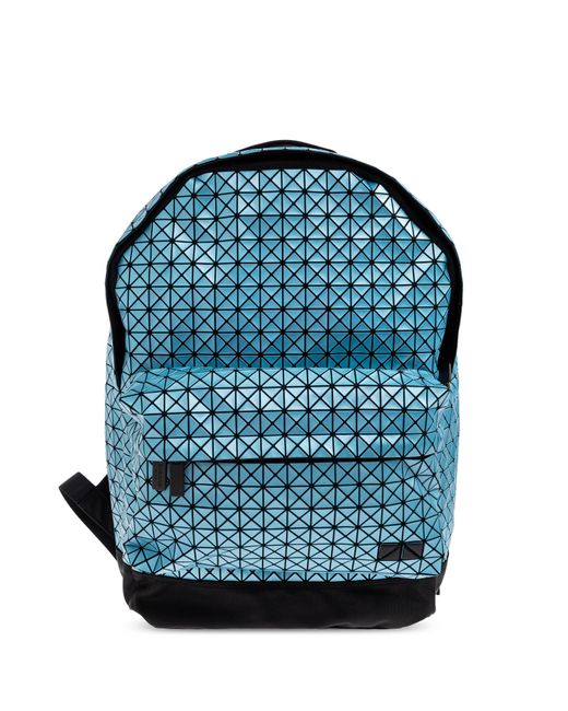 Issey Miyake Blue Backpack With A Geometric Pattern for men