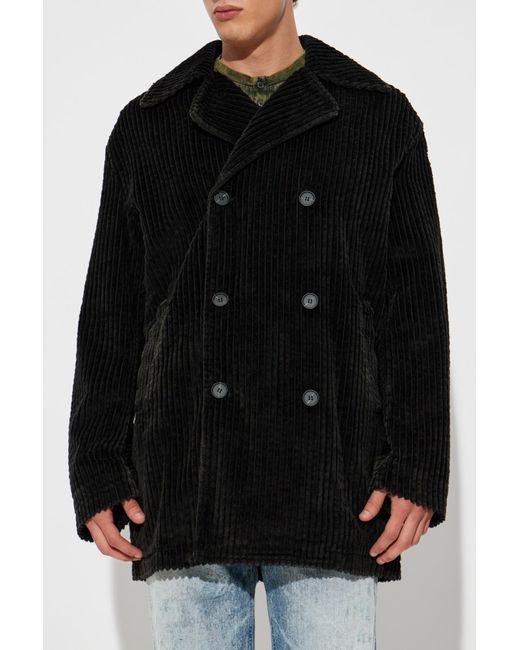 DIESEL Short Coat 'W-Otis' in Black for Men | Lyst UK
