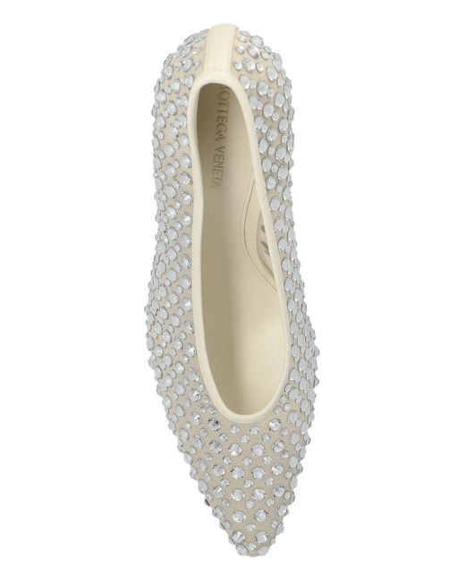 Bottega Veneta White Heeled Shoes "Sofia"