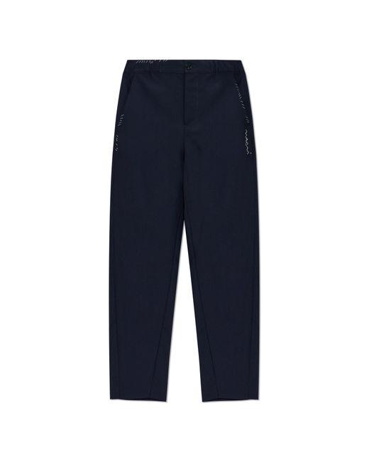 Marni Blue Wool Trousers