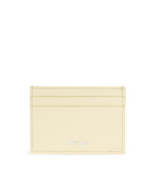 Off-White c/o Virgil Abloh Natural Leather Card Holder