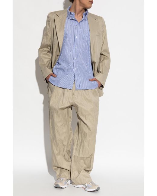 Willy Chavarria Natural 'Toluca' Trousers for men
