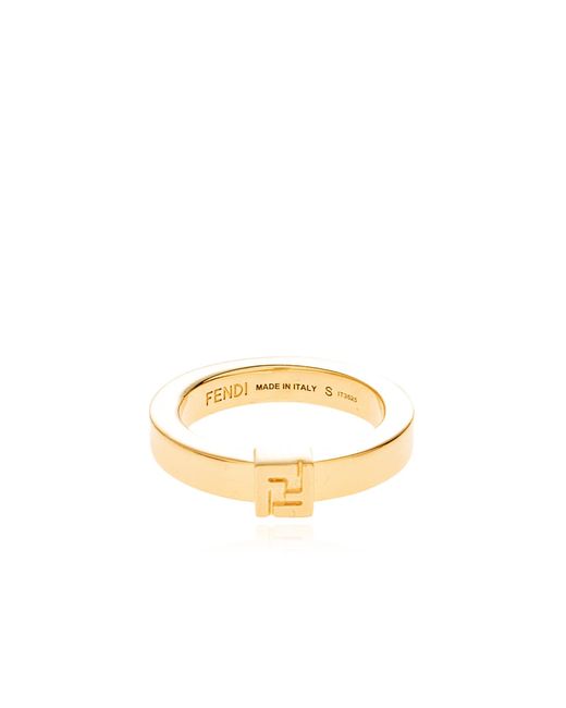 Fendi Natural Ring With Logo