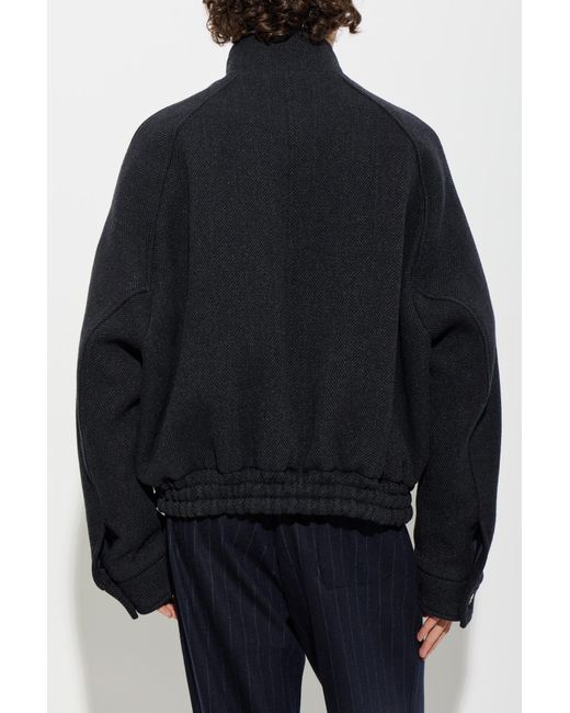 DARKPARK Blue Wool 'Bomber' Jacket for men