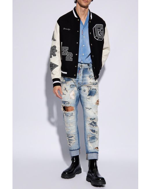 DSquared² Blue 'big Brother' Jeans, for men