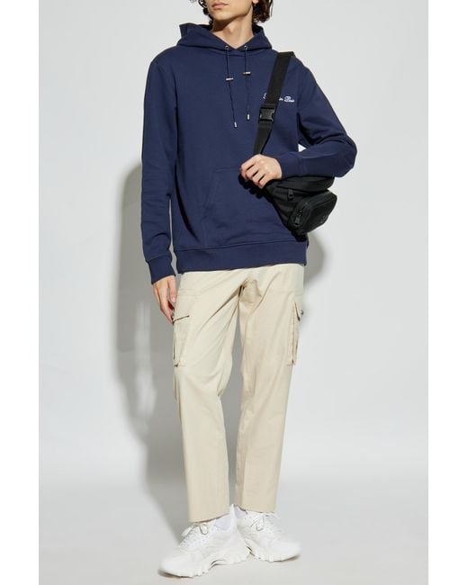 Balmain Blue Hoodie for men