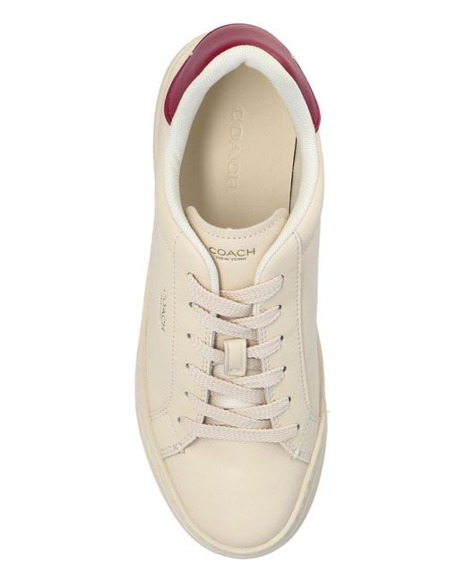 COACH White High Line Sneakers