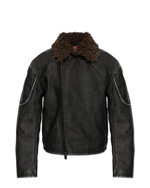 DIESEL Black Jacket 'W-Alex' for men