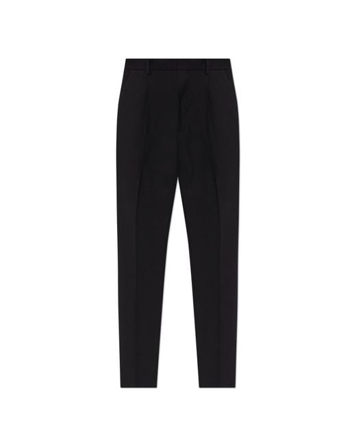 DSquared² Black Woolen Trousers for men