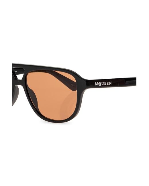 McQueen Black Sunglasses