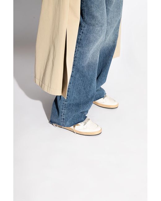Golden Goose Deluxe Brand White 'Ball Star' Sneakers