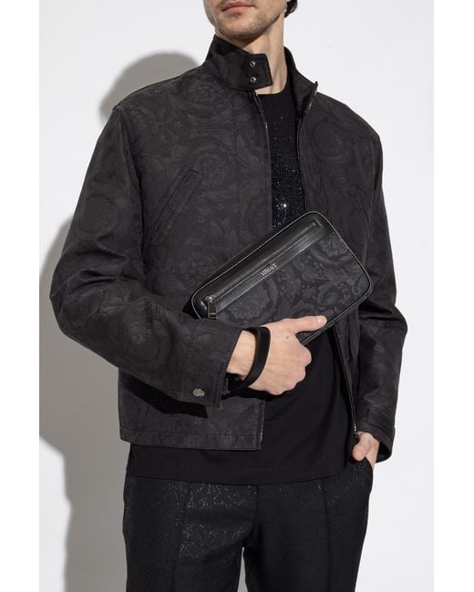 Versace Black ‘Athena’ Handbag for men
