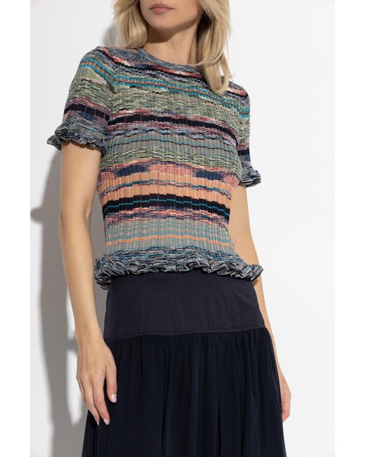 Ulla Johnson Gray Top "Miya"