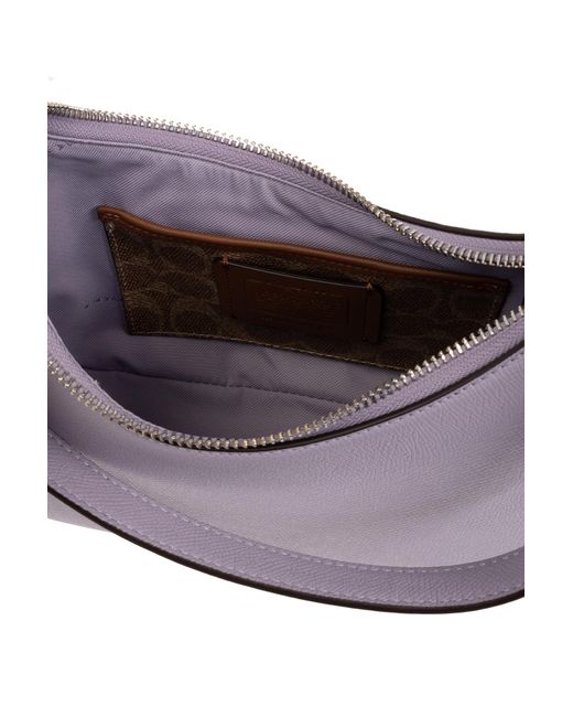 COACH Purple Shoulder Bag With Logo, for men