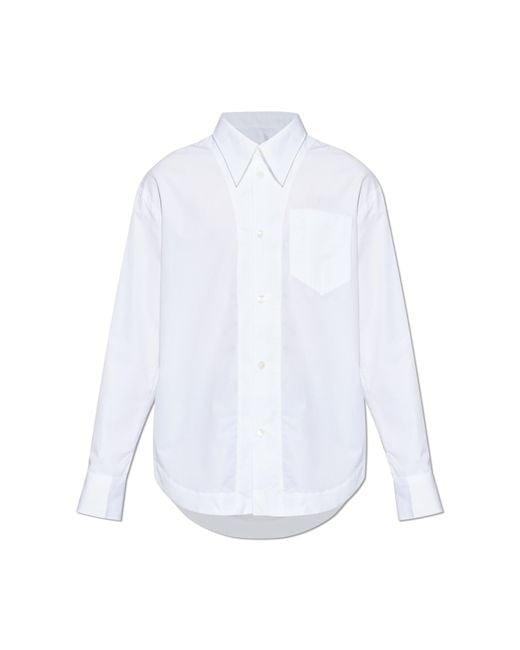 AMI White Shirt With Pocket for men