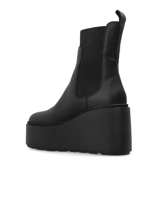 Vic Matié Black Platform Ankle Boots