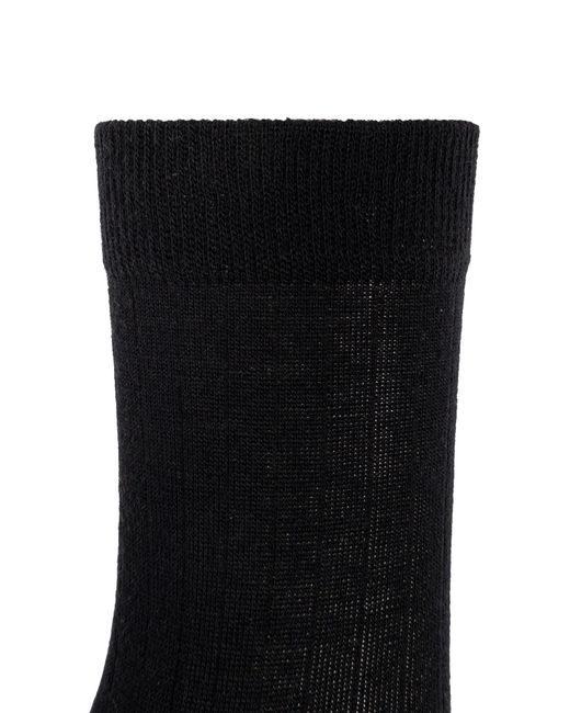 Maison Margiela Black Socks With 'Tabi' Cut