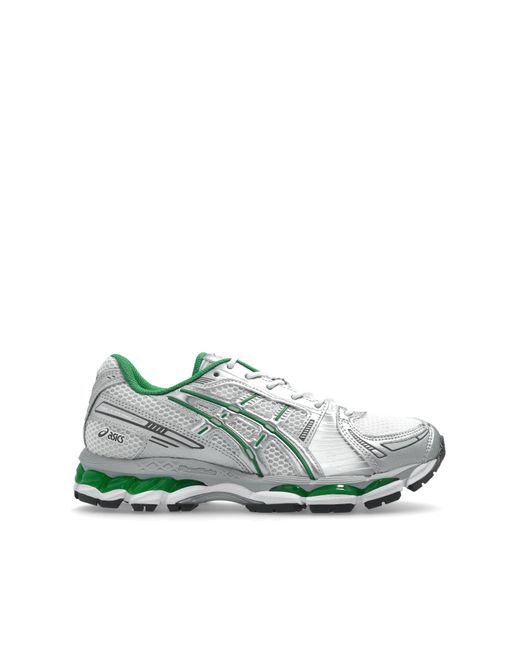 Asics White 'Gel-Kayano 12.1' Sports Shoes