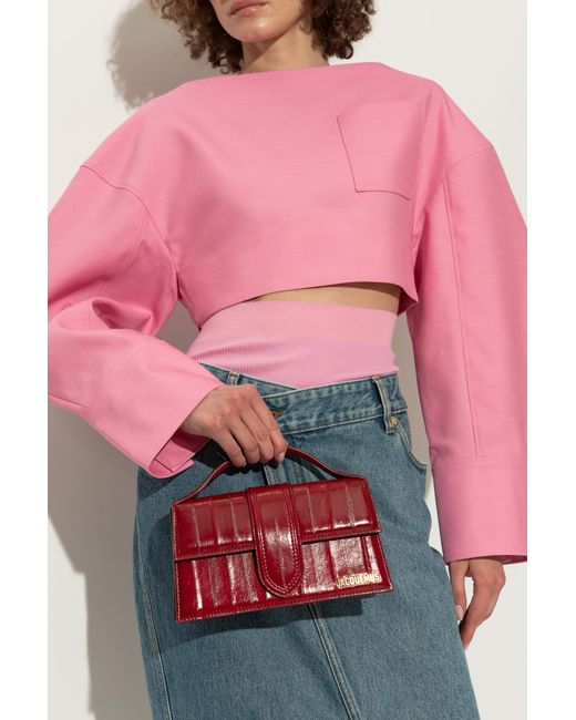 Jacquemus Pink Handbag Le Grand Bambino,