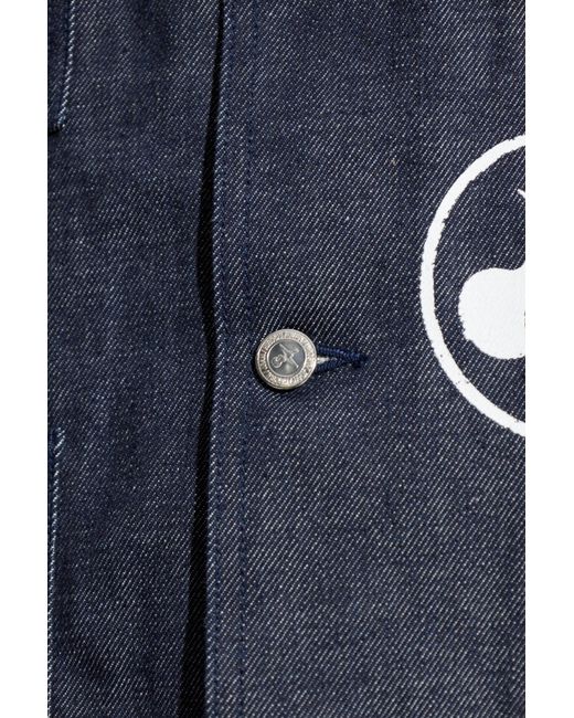 A.P.C. Blue 'Grand Jack' Jacket for men
