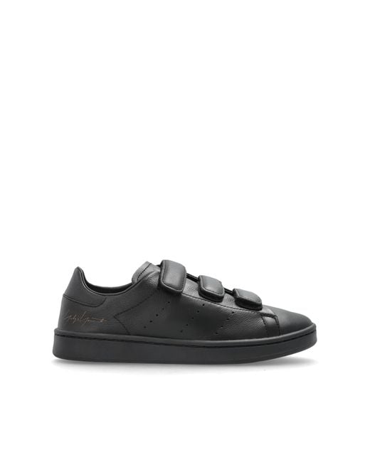 Y-3 Black Stan Smith Velcro" Sports Shoes for men