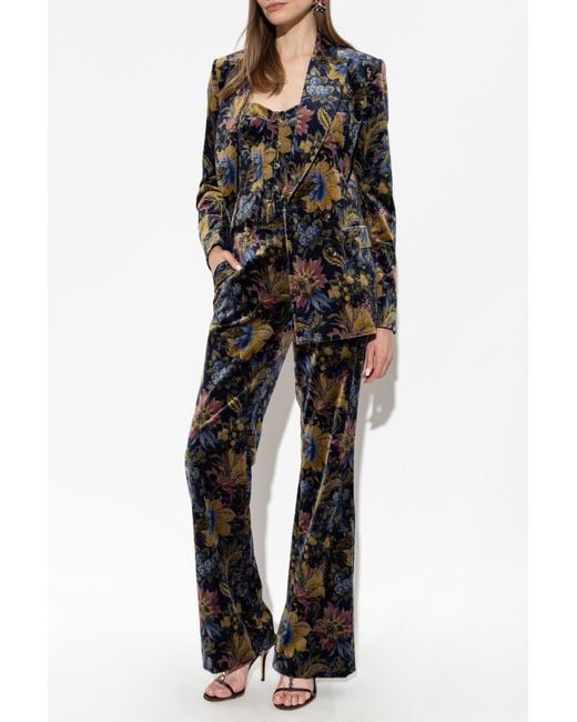 Etro Black Velvet Blazer