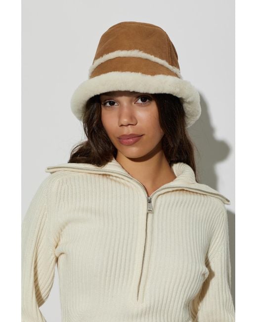 EMU Brown Furry Hat