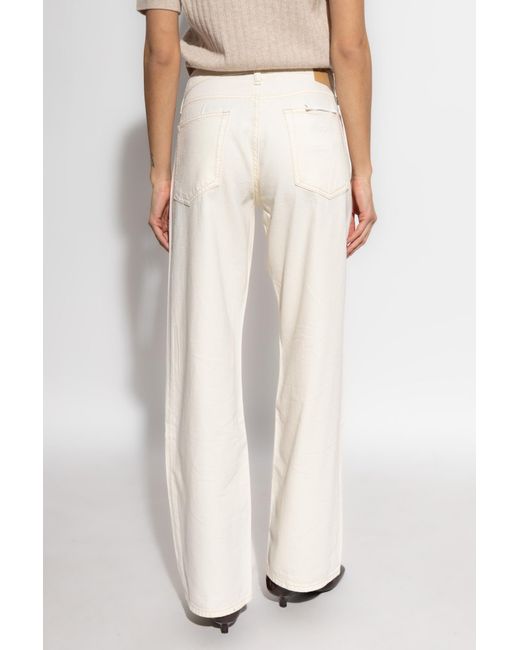 Rag & Bone Natural Straight-Leg Jeans