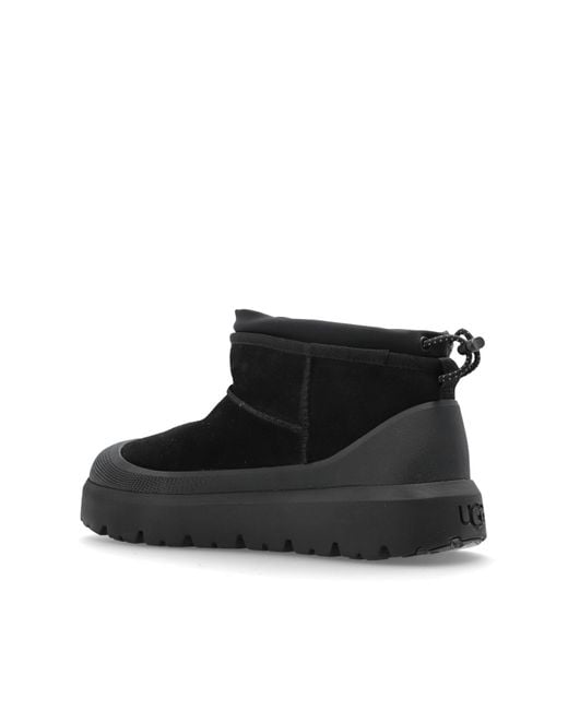 Ugg Black 'Ultra Mini Weather Hybrid' Snow Boots for men