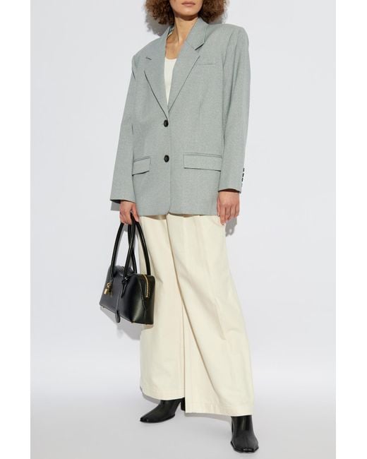 Gestuz Gray Blazer With Pockets