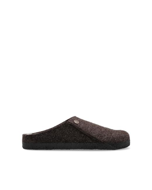 Birkenstock Black Zermatt Rivet Slippers