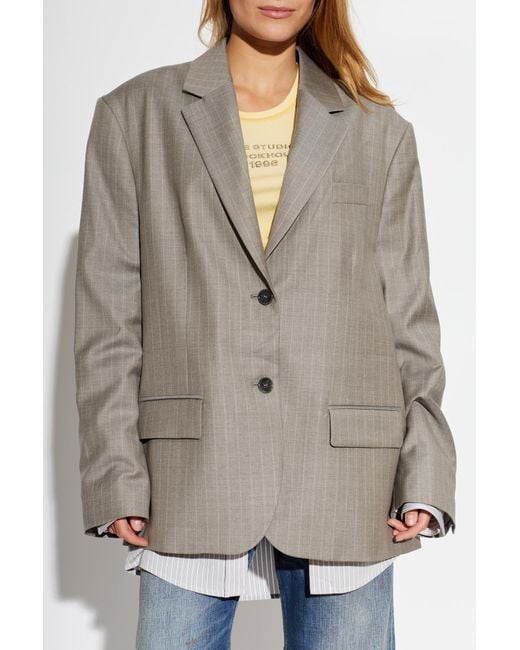 Acne Blue Wool Blazer