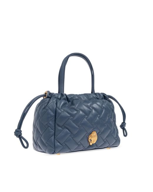 Kurt Geiger Blue "Kensington String Small" Shopper Bag