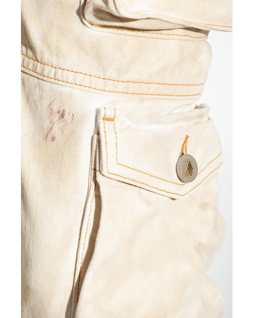 The Attico Natural Essie" Cargo Jeans
