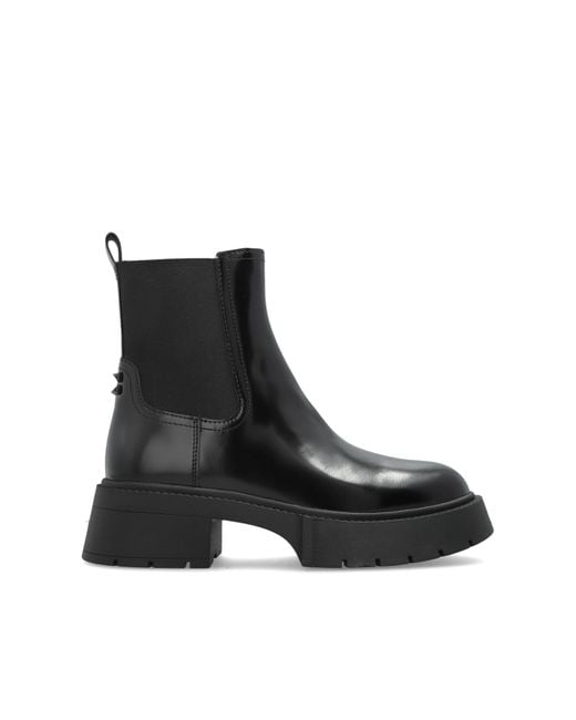 COACH Black Ankle Boots 'Leah'