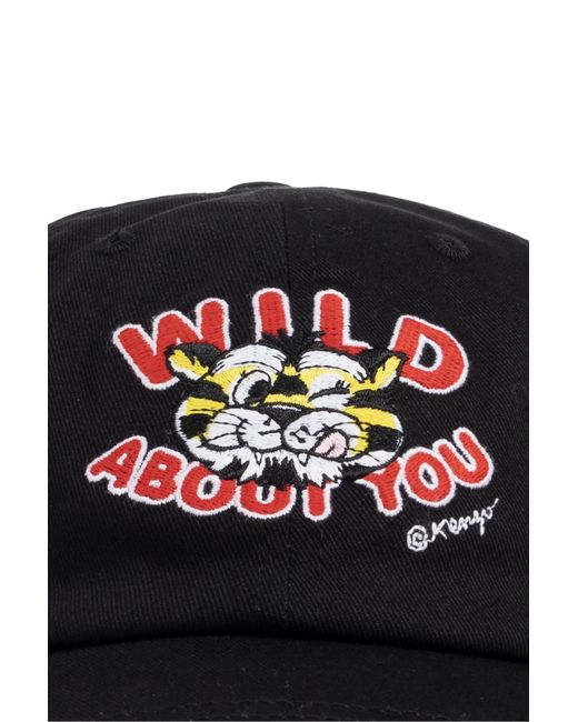 KENZO Black Baseball Cap