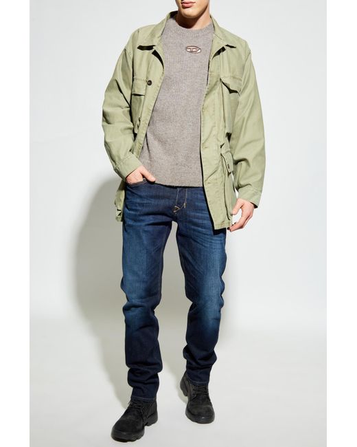 DIESEL White Sweater K-Areeso' for men